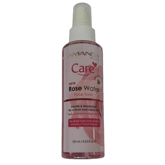 amanda rose water face tonic 120ml