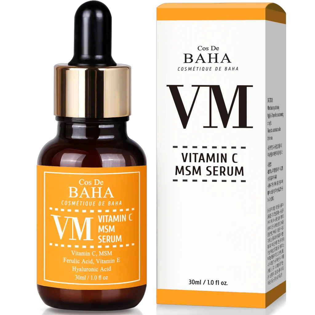 Cos De BAHA Vitamin C Facial Serum with MSM