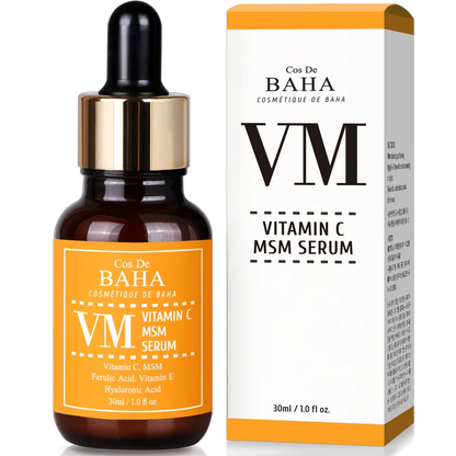 Cos De BAHA Vitamin C Facial Serum with MSM