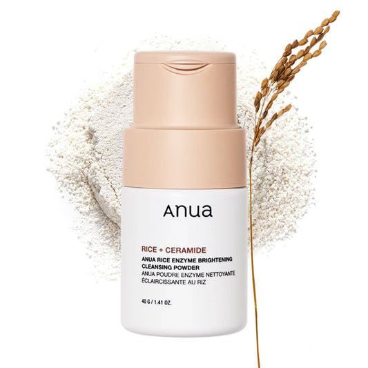 anua rice 7 + ceramide brightening cleansing powder 40ml