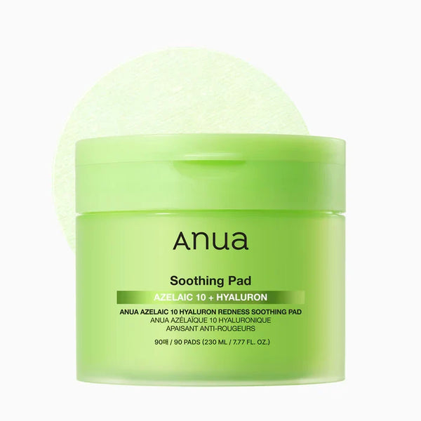 Anua Azelaic Acid 10% & Hyaluron Redness Soothing Pad
