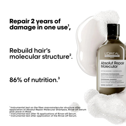 L'Oréal Professionnel Absolut Molecular Shampoo 300ml