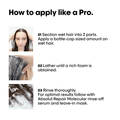 L'Oréal Professionnel Absolut Molecular Shampoo 300ml