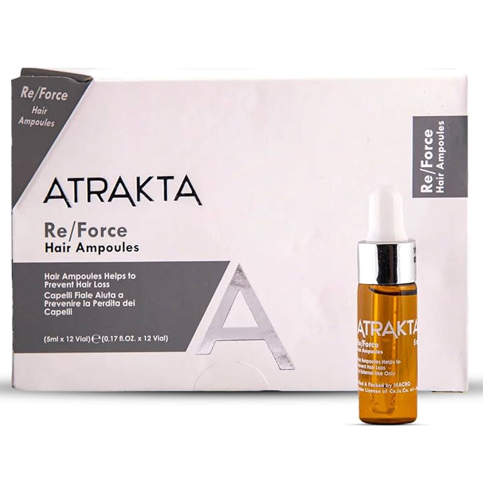 atrakta re force hair ampoules 12 vial 5ml