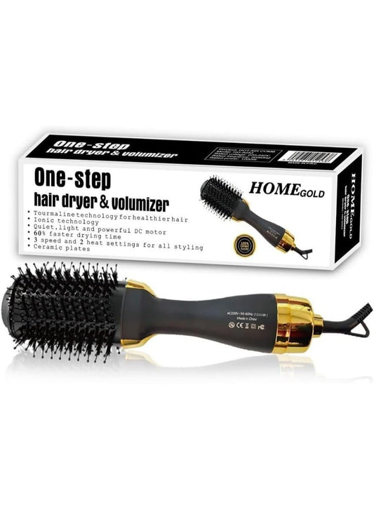 Home Gold Hair Styler Brush 5253