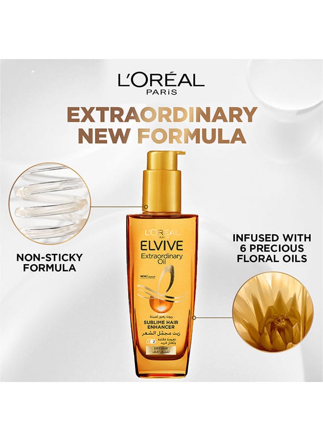 Elvive Extraordinary Sublime Hair Oil Serum Clear 100ml