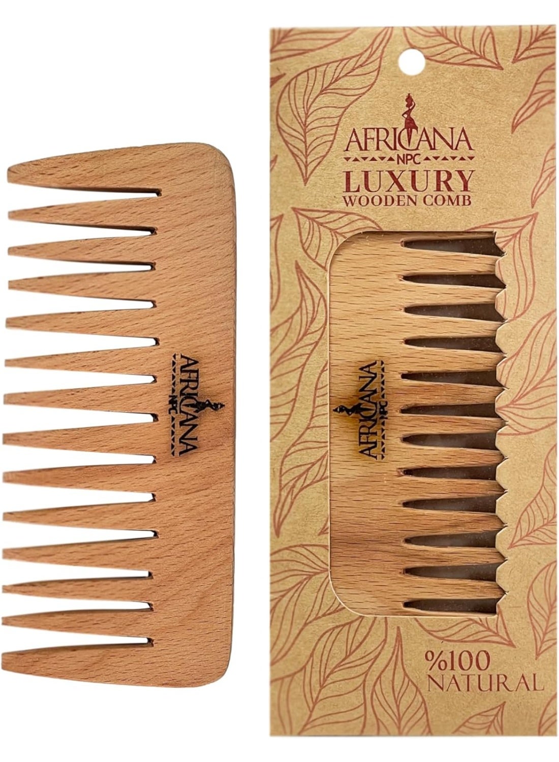 Africana Luxury Wooden Comb