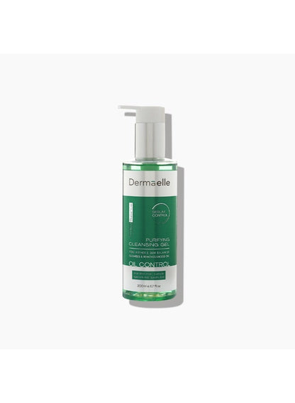 Dermaelle Face Cleanser Gel For Oliy/Acne Skin With Salicylic Acid 200ml