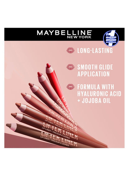 MAYBELLINE LIFTER LINER 03 PLAYER - Lip Liner Makeup with Hyaluronic Acid