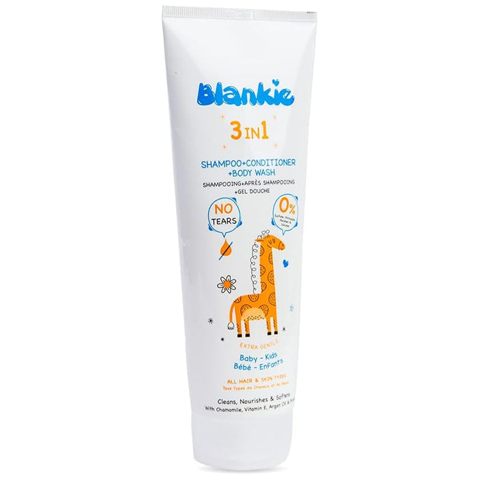 blankie 3 in 1 shampoo + conditioner + body wash 200ml
