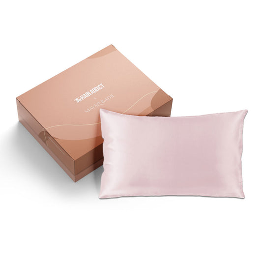 Silk Blend Pillowcase | Periwinkle Collection | Ivory