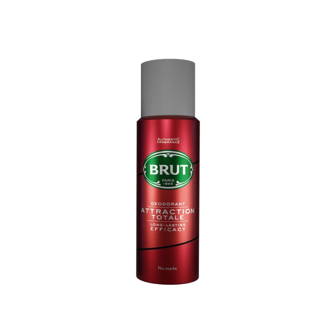 Brut Deodorant for Men Lasting Efficacy - Attraction Total 200ml