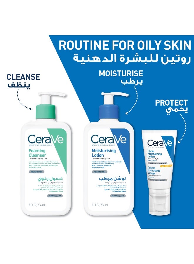 Foaming Cleanser For Normal To Oily Skin With Hyaluronic Acid 236ml