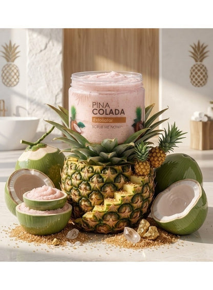 Raw African Pina Colada Exfoliator Body Scrub 200 Gm (Packaging may vary)