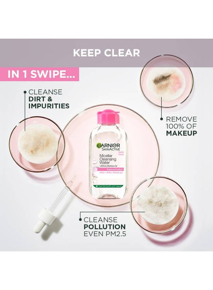 Micellar Water Face Cleanser And Daily Makeup Remover Clear
