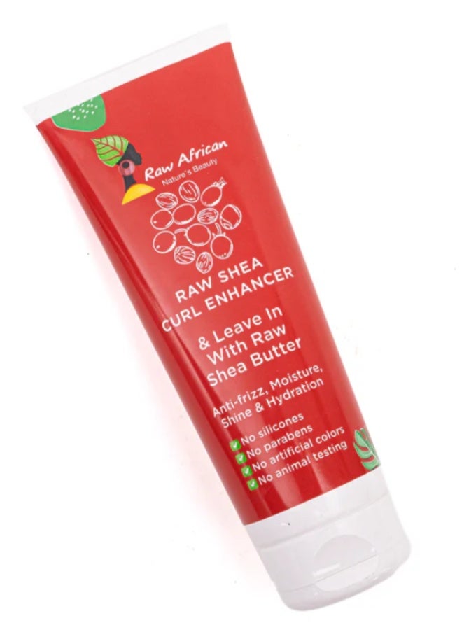 Shea Butter Curl Enhancer & Leave-in Cream - (250g) | Defines, Moisturizes & Anti-Frizz | High Porosity Hair