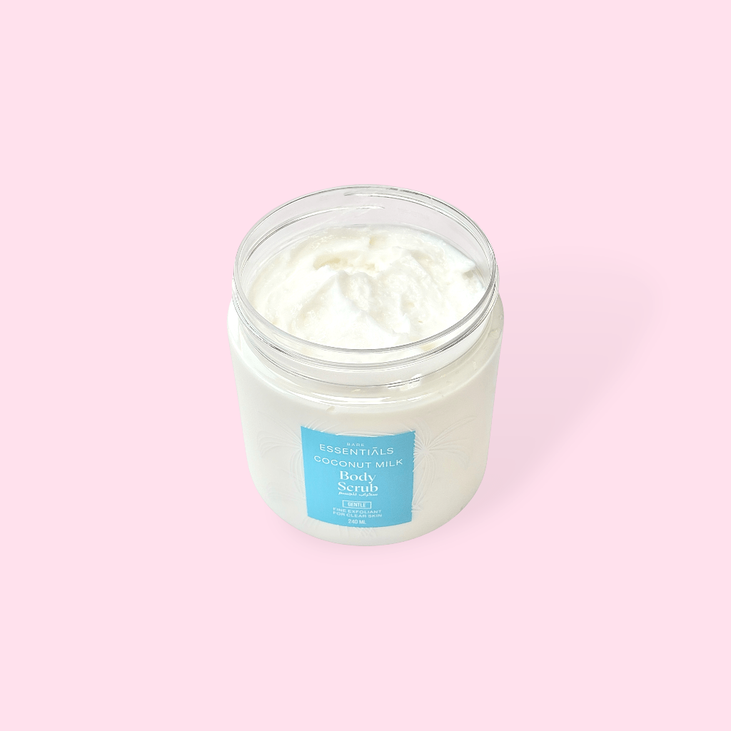 Coconut Milk Face and Body Scrub