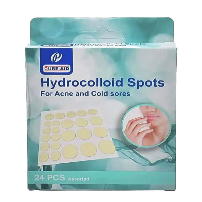 cure aid hydrocolloid spots 24pcs