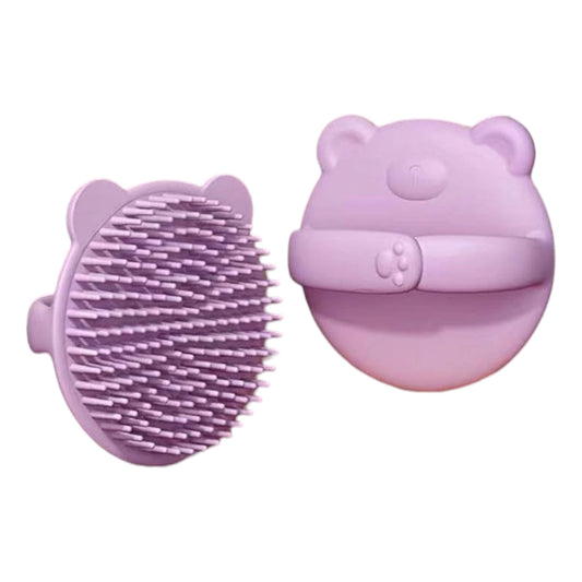 cute bear shampoo comb فرشة مساج شعر اطفال