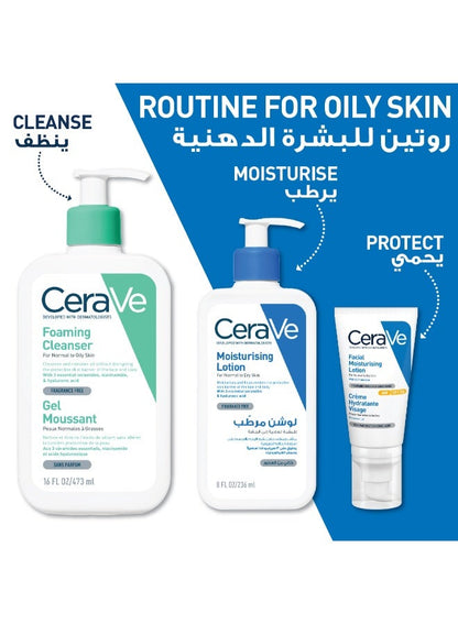 Foaming Cleanser for Normal to Oily Skin with Hyaluronic Acid 473ml