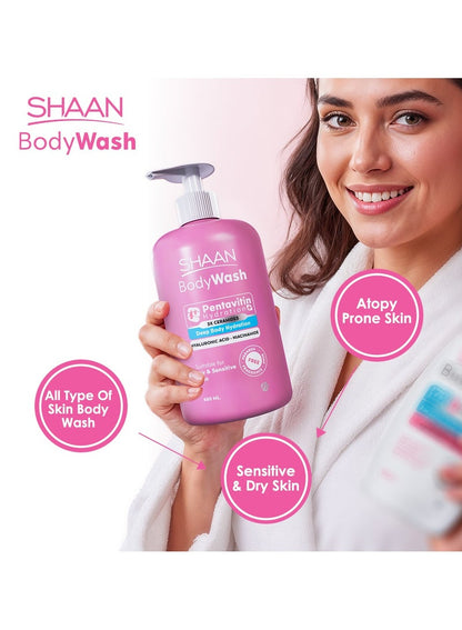 SHAAN Hydrating Body Wash 480 Ml