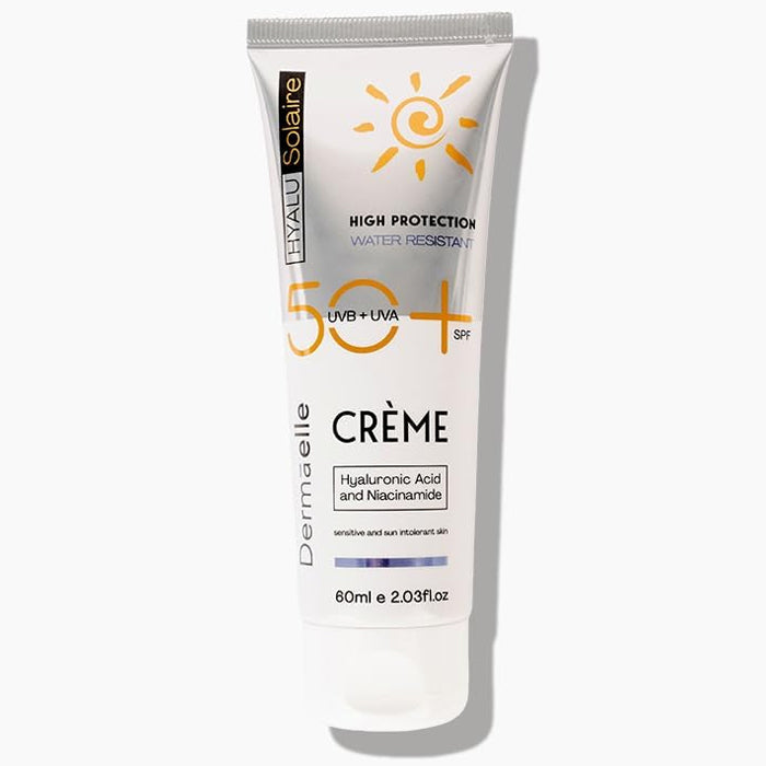 dermaelle hyalu solaire sunscreen spf50 cream 60ml