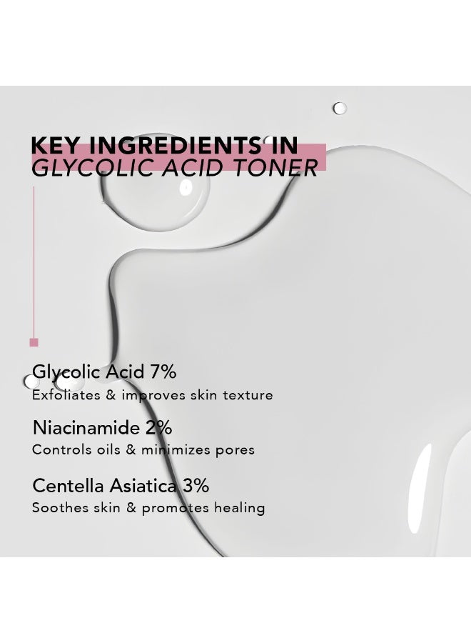 Dermaelle Gentle Exfoliating & Radiance Glycolic Acid Toner 350ml