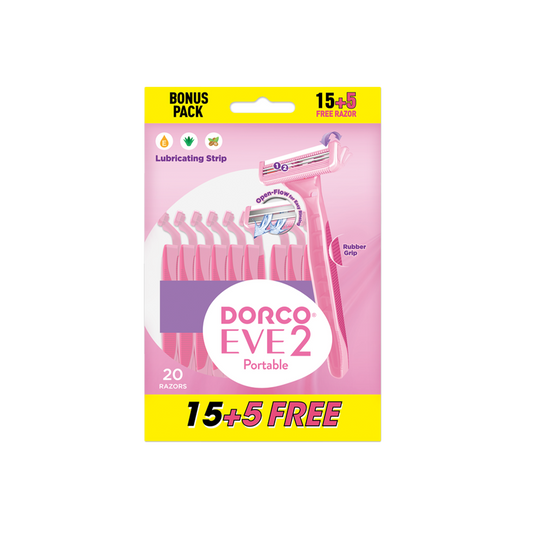 شفرات حلاقة EVE 2 للاستعمال مرة واحدة (15+5)