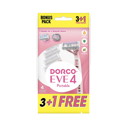شفرات حلاقة للاستخدام مرة واحدة EVE 4 (3+1)