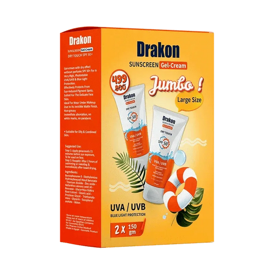 drakon sunscreen gel cream promo 150mg