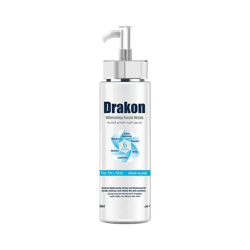 Drakon® Whitening Facial Cleanser With Pump Dry Skin