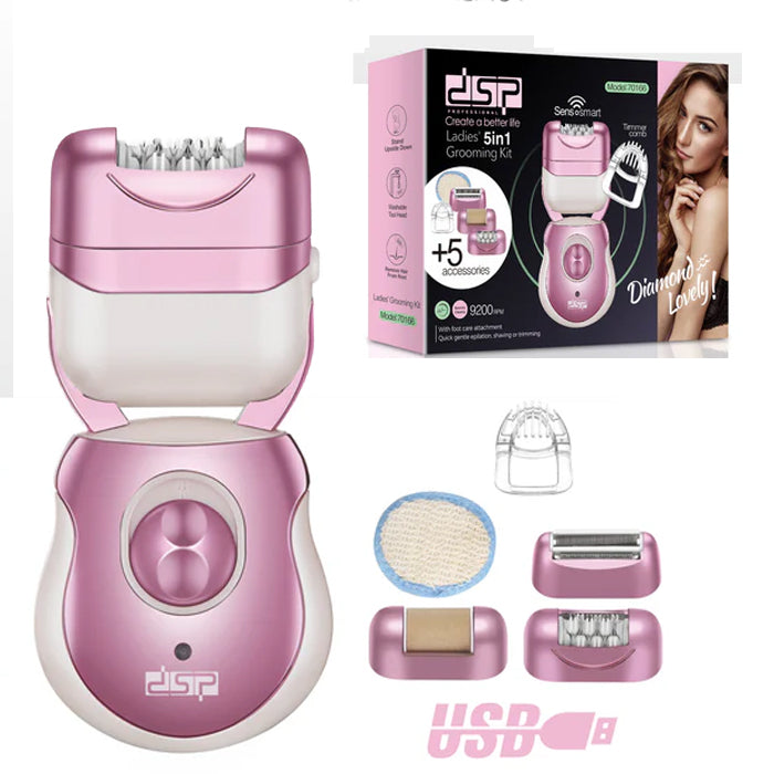 dsp 5 in 1 ladies grooming kit model:70166