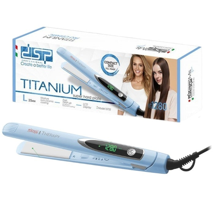 dsp titanium hair straightner model:10733