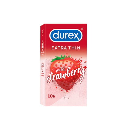 Durex Wild Strawberry Extra Thin Condoms