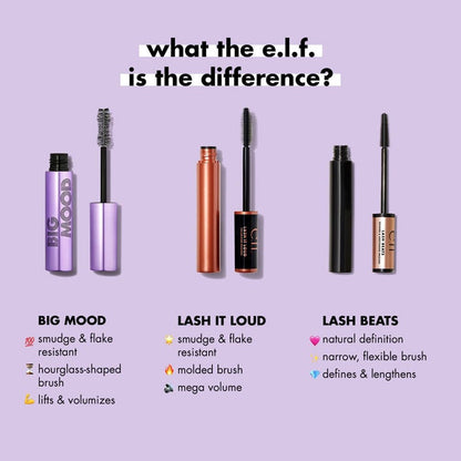 elf Lash it Loud Mascara - Deep Brown