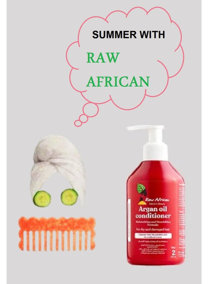 Raw African Argan Oil Conditioner 300 Ml (Packaging may vary)