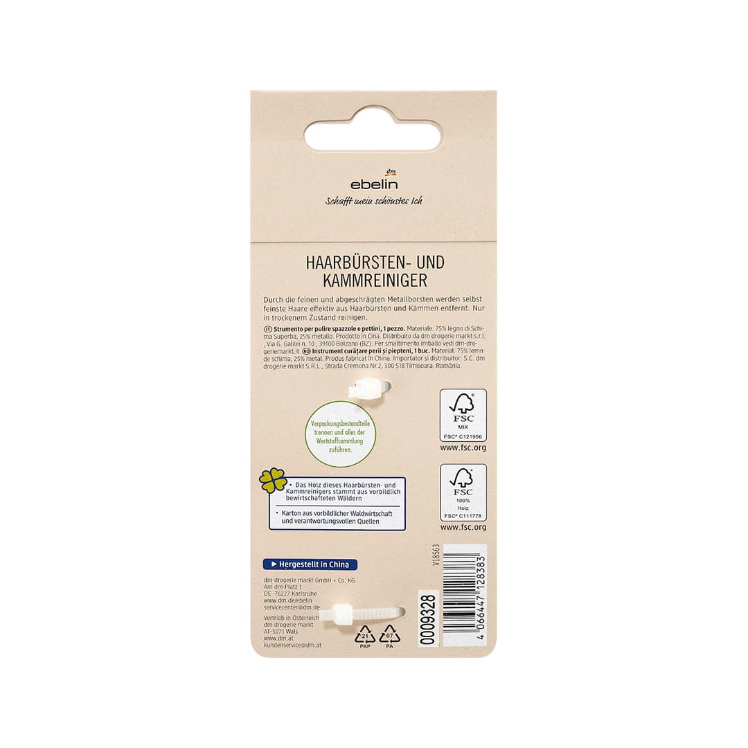 ebelin Hairbrush And Comb Cleaner