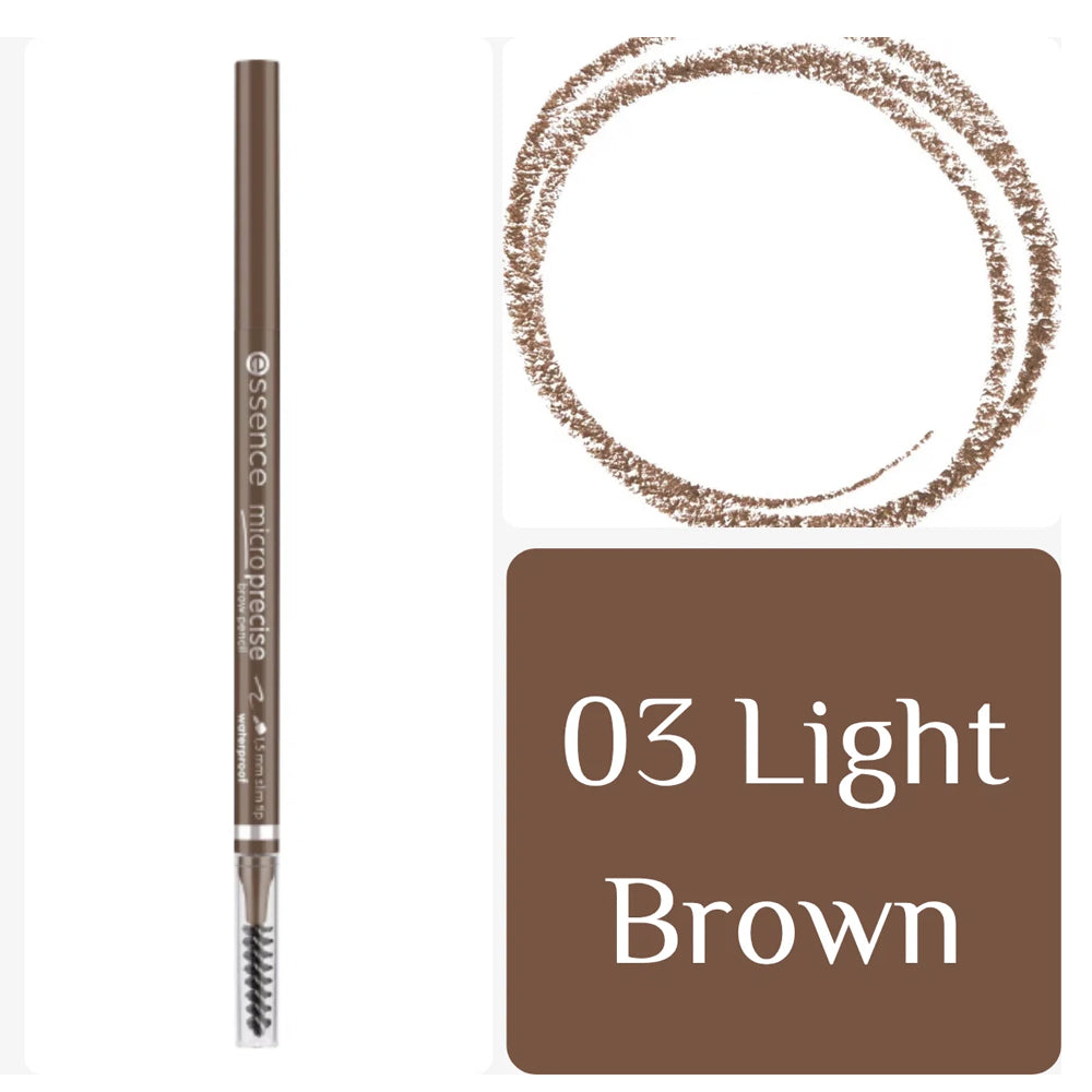 essence micro precise brow pencil 03 light brown