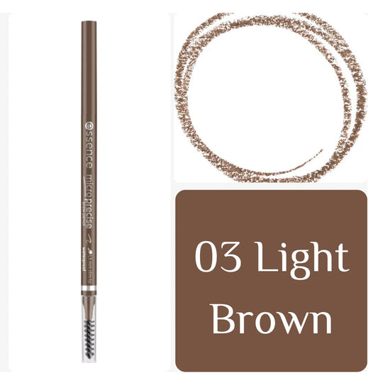 essence micro precise brow pencil 03 light brown