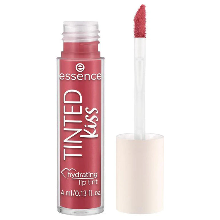 essence tinted kiss lip tint 107 raspberry charm