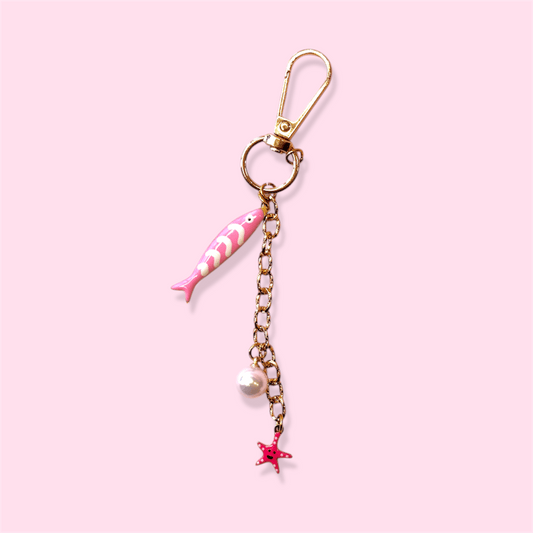 Essentials Pink Coral Key Chain