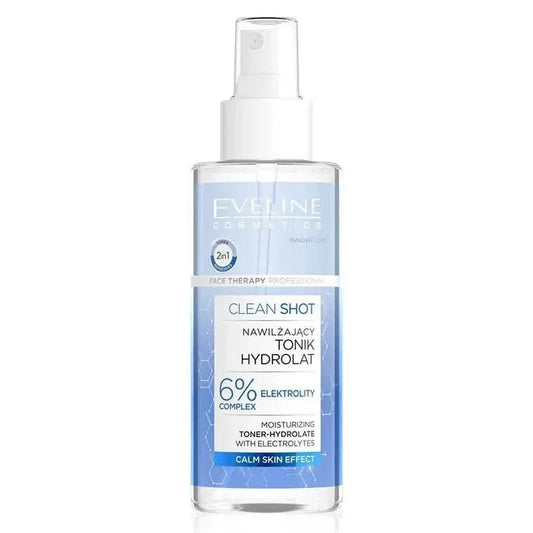 Eveline Clean Shot Moisturizing Toner-Hydrolate 150 ml