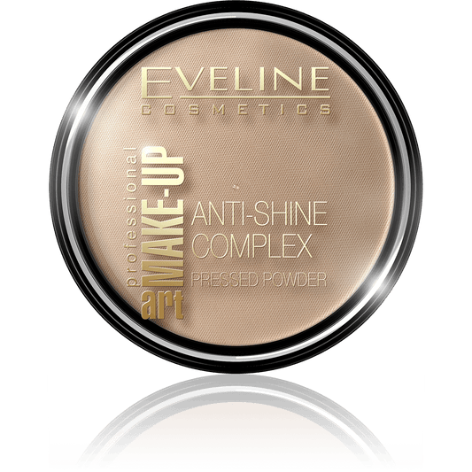 Eveline Cosmetics Art Professional Make-Up Anti-Shine Complex Pressed Powder 35 GOLDEN BEIGE