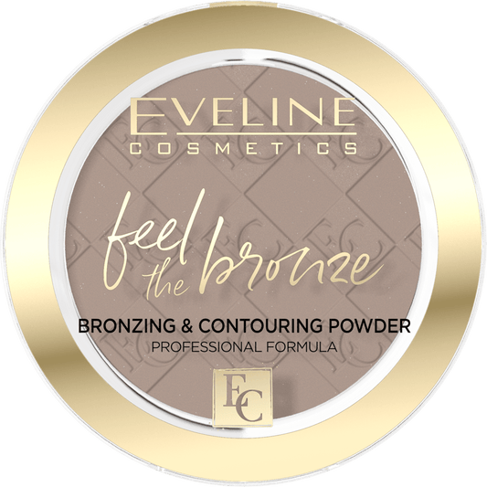 Eveline Cosmetics Feel the bronze Bronzing & Contouring powder- 01 Milky Way