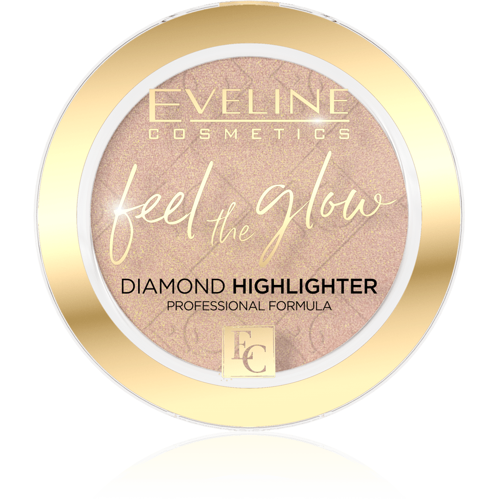 EVELINE COSMETICS FEEL THE GLOW DIAMOND HIGHLIGHTER 02 Beach Glow