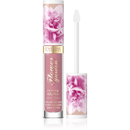 Eveline Cosmetics Flower Garden Creamy Lip Gloss 01 Delicate Rose