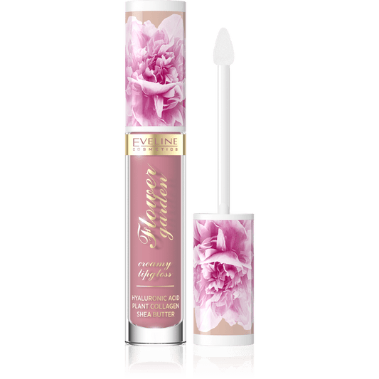 Eveline Cosmetics Flower Garden Creamy Lip Gloss 01 Delicate Rose