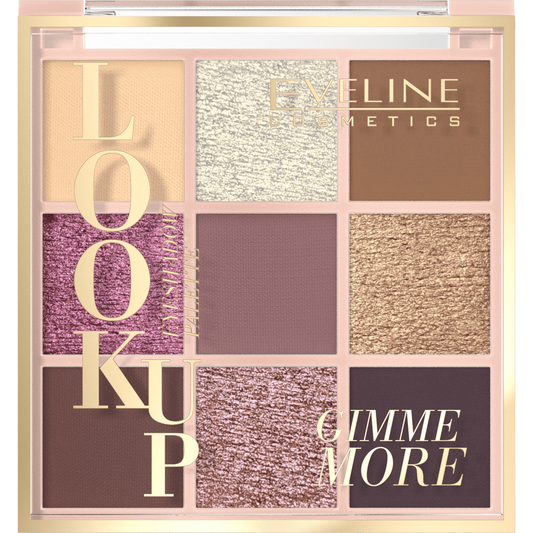 Eveline Cosmetics look up Eyeshadow Palette Gimme More- 9 colours