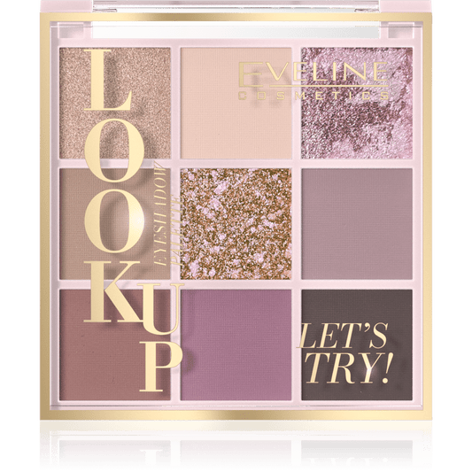 EVELINE COSMETICS LOOK UP EYESHADOW PALETTE LET'S TRY!