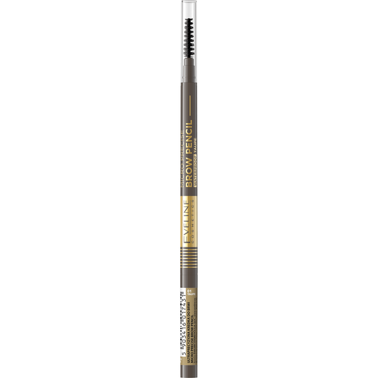 EVELINE COSMETICS MICRO PRECISE BROW PENCIL WATERPROOF - 01 Taupe